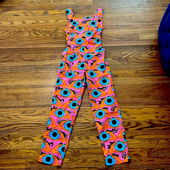 Nooworks Pants - Nooworks Psychedelic Eyes Overalls
